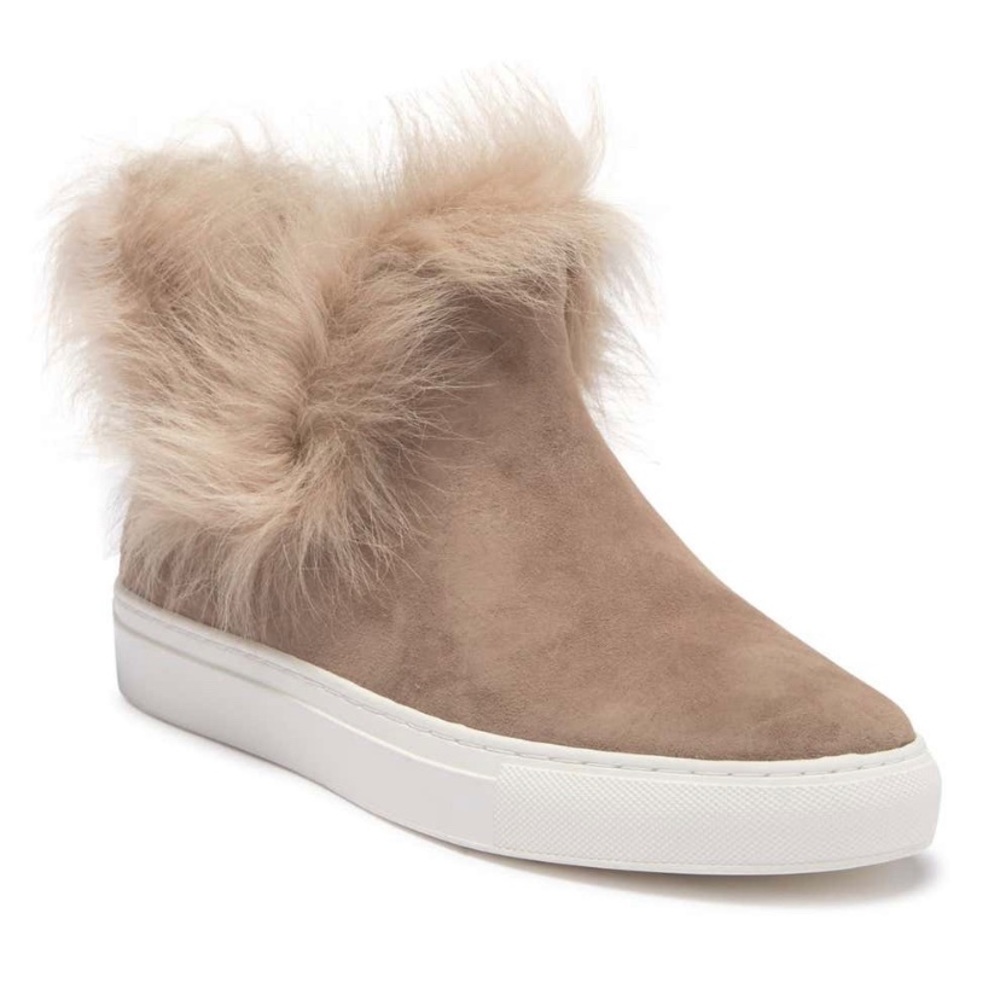 Rachel Zoe Brooklyn Suede Fur Sneaker